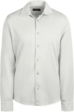 MOORER Heren, Overhemden, Wit, Maat: 3XL Katoen