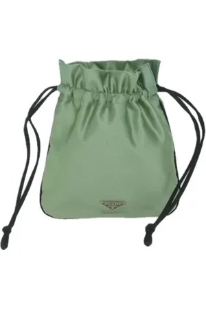 Prada Dames, Pre-owned, Groen, Maat: ONE Size Synthetisch