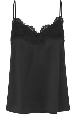 Rosemunde Dames, Tops, Zwart, Maat: M Zijde
