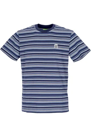 Huf Heren, Tops, Blauw, Maat: L Katoen