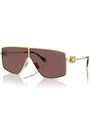 Miu Miu Dames, Accessoires, Bruin, Maat: 69 MM