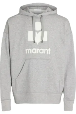 Isabel Marant Heren, Sweatshirts & Hoodies, Grijs, Maat: S Katoen
