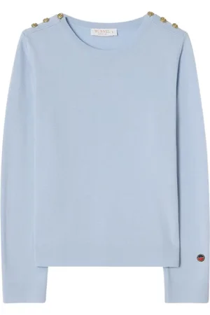 BUSNEL Dames, Truien, Blauw, Maat: XS Wol