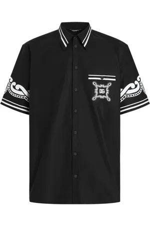 Dolce & Gabbana Heren, Overhemden, Zwart, Maat: XL