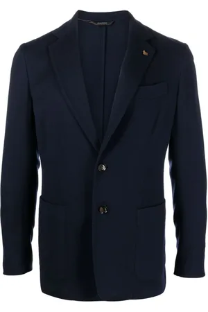 COLOMBO Heren, Jassen, Blauw, Maat: 4XL Wol