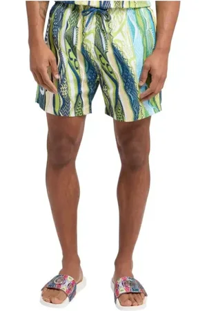 Carlo Colucci Heren, Badkleding, Groen, Maat: M Poliester