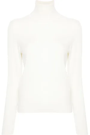 Allude Dames, Truien, Wit, Maat: L Wol