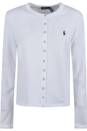 Ralph Lauren Dames, Truien, Wit, Maat: M Katoen