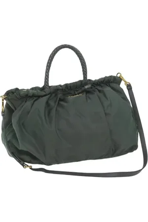 Prada Dames, Pre-owned, Groen, Maat: ONE Size Nylon