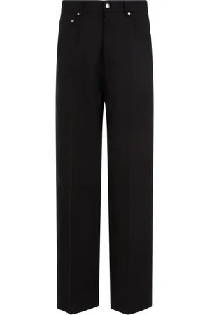 Rick Owens Heren, Jeans, Zwart, Maat: W33 Zijde