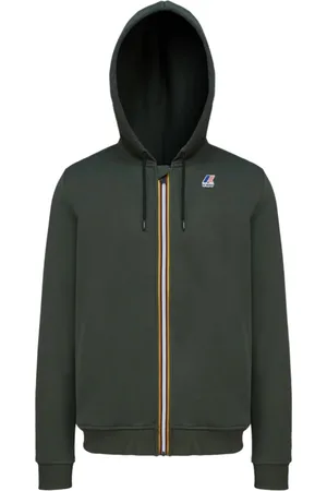 K-Way Heren, Sweatshirts & Hoodies, Groen, Maat: 2XL Katoen