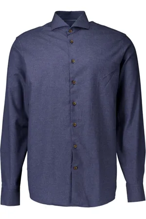 john miller Heren, Overhemden, Blauw, Maat: 2XL