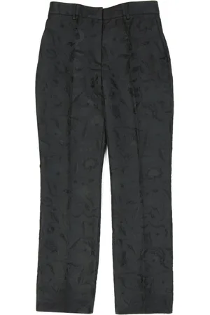 Alberta Ferretti Dames, Broeken, Zwart, Maat: S Viscose