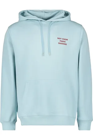 Drôle de Monsieur Heren, Sweatshirts & Hoodies, Blauw, Maat: S Katoen