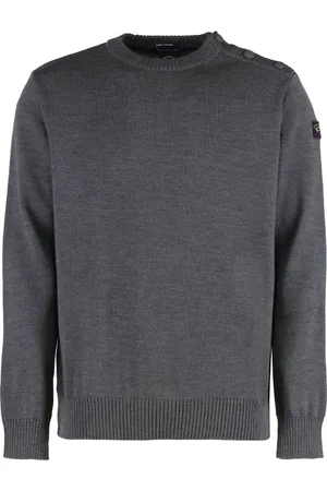 Paul & Shark Heren, Truien, Grijs, Maat: 4XL Wol