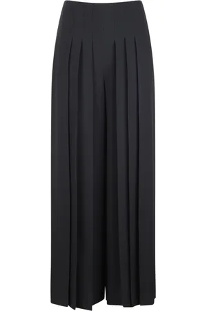 Alberta Ferretti Dames, Broeken, Zwart, Maat: S Jersey