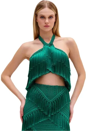 PATBO Dames, Tops, Groen, Maat: S Zijde