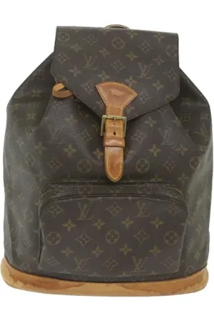 LOUIS VUITTON Dames, Pre-owned, Bruin, Maat: ONE Size Tweed