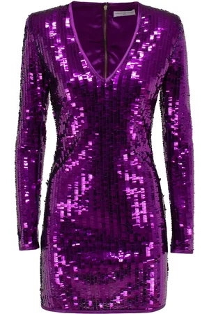 MVP Wardrobe Dames, Jurken, Paars, Maat: XS Poliester