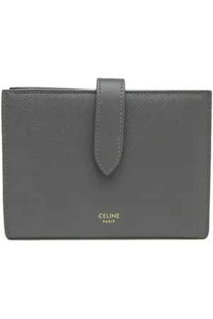 Céline Dames, Pre-owned, Grijs, Maat: ONE Size Leer