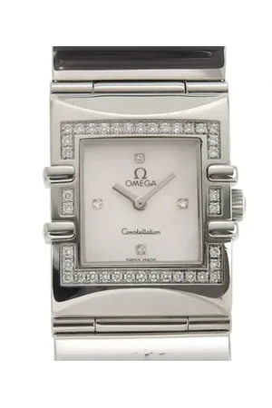 Omega Dames, Pre-owned, Wit, Maat: ONE Size