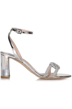 NINALILOU Dames, Schoenen, Grijs, Maat: 36 EU Leer