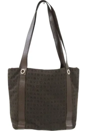Bvlgari Dames, Pre-owned, Bruin, Maat: ONE Size Leer
