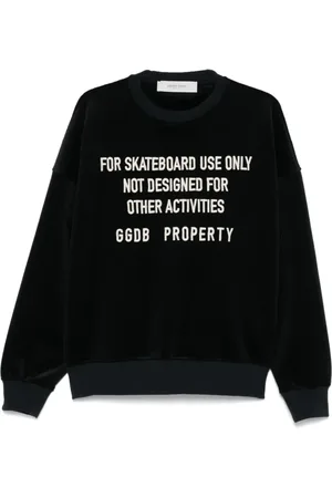 Golden Goose Heren, Sweatshirts & Hoodies, Blauw, Maat: M Katoen