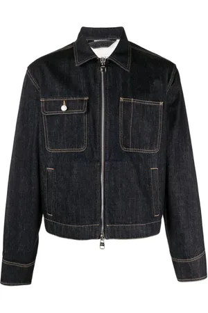 Alexander McQueen Heren, Jassen, Blauw, Maat: L Katoen