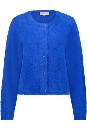 Fabienne Chapot Dames, Truien, Blauw, Maat: XS Nylon