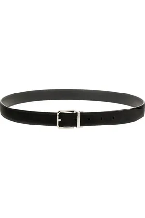 Dolce & Gabbana Heren, Accessoires, Zwart, Maat: 115 CM Leer