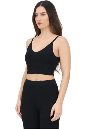Calvin Klein Dames, Tops, Zwart, Maat: S Viscose