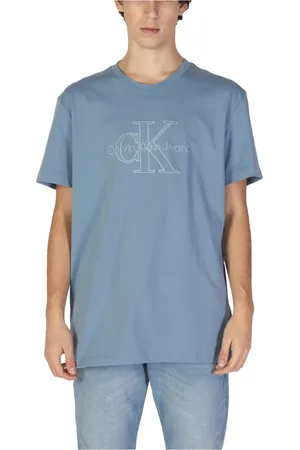 Calvin Klein Heren, Tops, Blauw, Maat: 3XL Katoen
