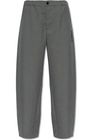 Marni Dames, Broeken, Grijs, Maat: XS Wol