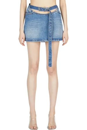 Y / PROJECT Dames, Rokken, Blauw, Maat: W28 Denim