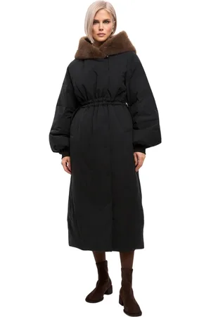 CESARE GASPARI Dames, Mantels, Zwart, Maat: S Fleece