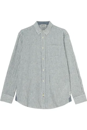 GAS Heren, Overhemden, Blauw, Maat: S Denim