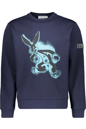 Iceberg Heren, Sweatshirts & Hoodies, Blauw, Maat: 2XL Katoen