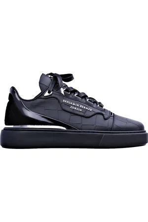 Benjamin Berner Heren, Schoenen, Zwart, Maat: 45 EU Leer