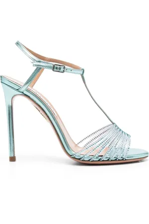 Aquazzura Dames, Schoenen, Blauw, Maat: 36 EU