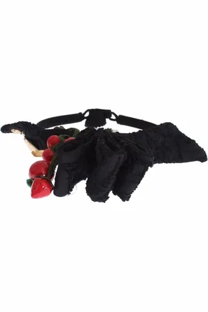 Dolce & Gabbana Dames, Accessoires, Zwart, Maat: ONE Size Katoen