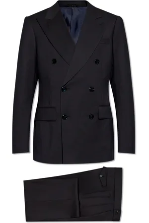 Giorgio Armani Heren, Pakken, Zwart, Maat: M Wol