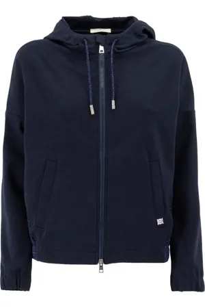 PANICALE Heren, Sweatshirts & Hoodies, Blauw, Maat: 3XS Katoen
