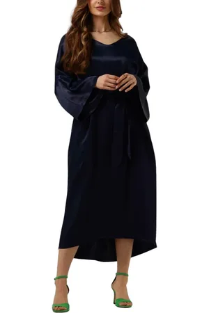 NOTRE-V Dames, Jurken, Blauw, Maat: S