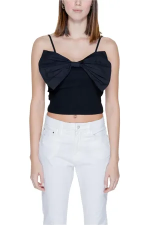 ONLY Dames, Tops, Zwart, Maat: S Katoen