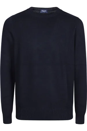 DRUMOHR Heren, Truien, Blauw, Maat: M Kasjmier