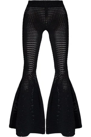 Alaïa Dames, Broeken, Zwart, Maat: M