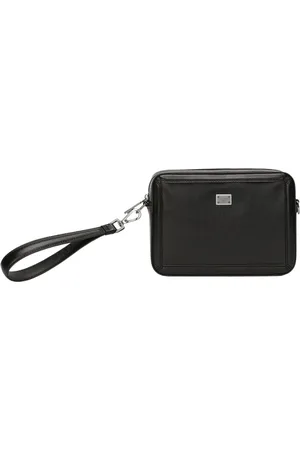 Dolce & Gabbana Heren, Tassen, Zwart, Maat: ONE Size Leer