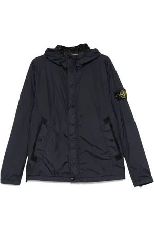 Stone Island Heren, Jassen, Blauw, Maat: S Nylon