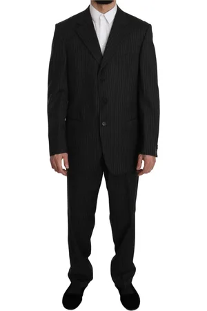 Ermenegildo Zegna Heren, Pakken, Zwart, Maat: XL Wol